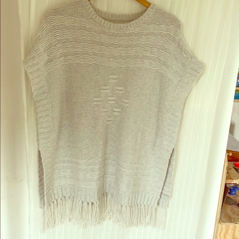 Velvet Tunic tassel Sweater